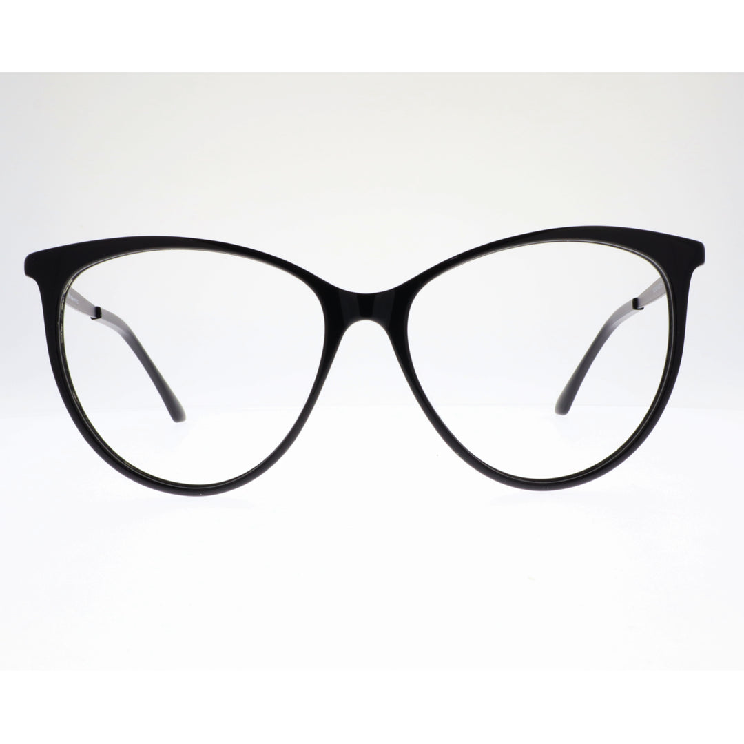 Joy Style For Women's Eyeglasses Cat Eye Size 55 2105c1 Black