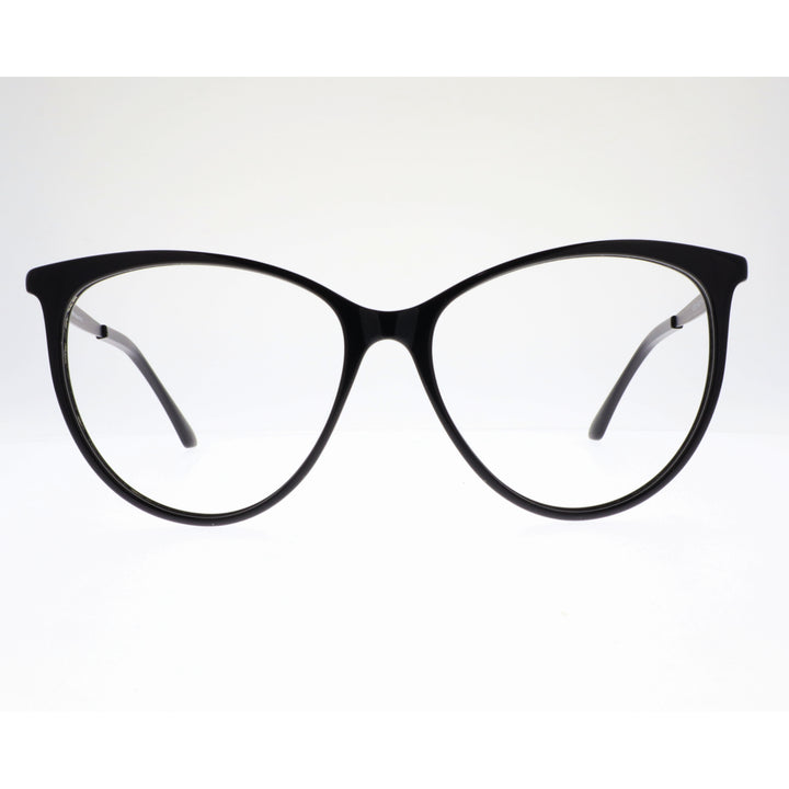 Joy Style For Women's Eyeglasses Cat Eye Size 55 2105c1 Black