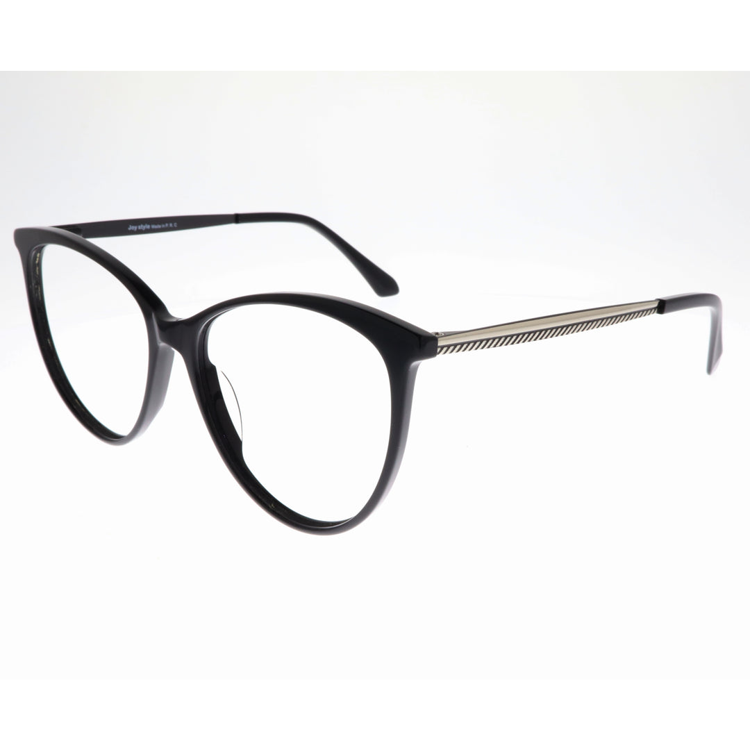 Joy Style For Women's Eyeglasses Cat Eye Size 55 2105c1 Black
