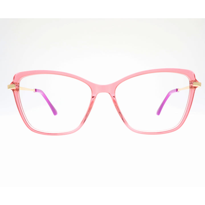 Joy Style For Women's Eyeglasses Cat Eye Size 55 2109c4 Pink