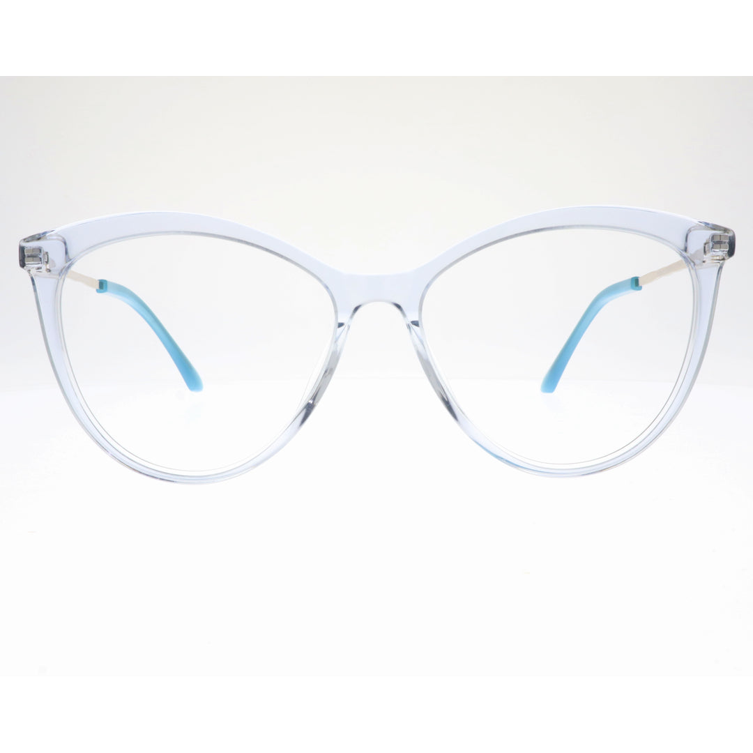 Joy Style For Women's Eyeglasses Cat Eye Size 55 2110c5 Light Blue