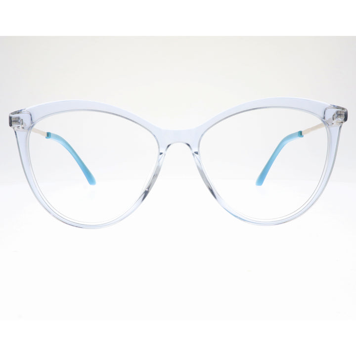 Joy Style For Women's Eyeglasses Cat Eye Size 55 2110c5 Light Blue