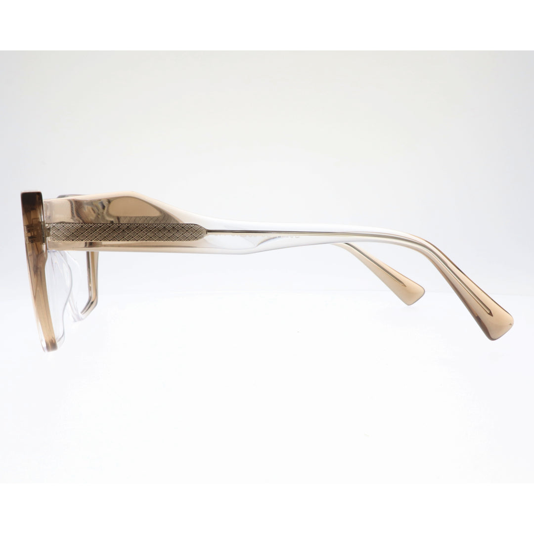 Joy Style For Women's Eyeglasses Cat Eye Size 55 6064c3 Clear Bronze
