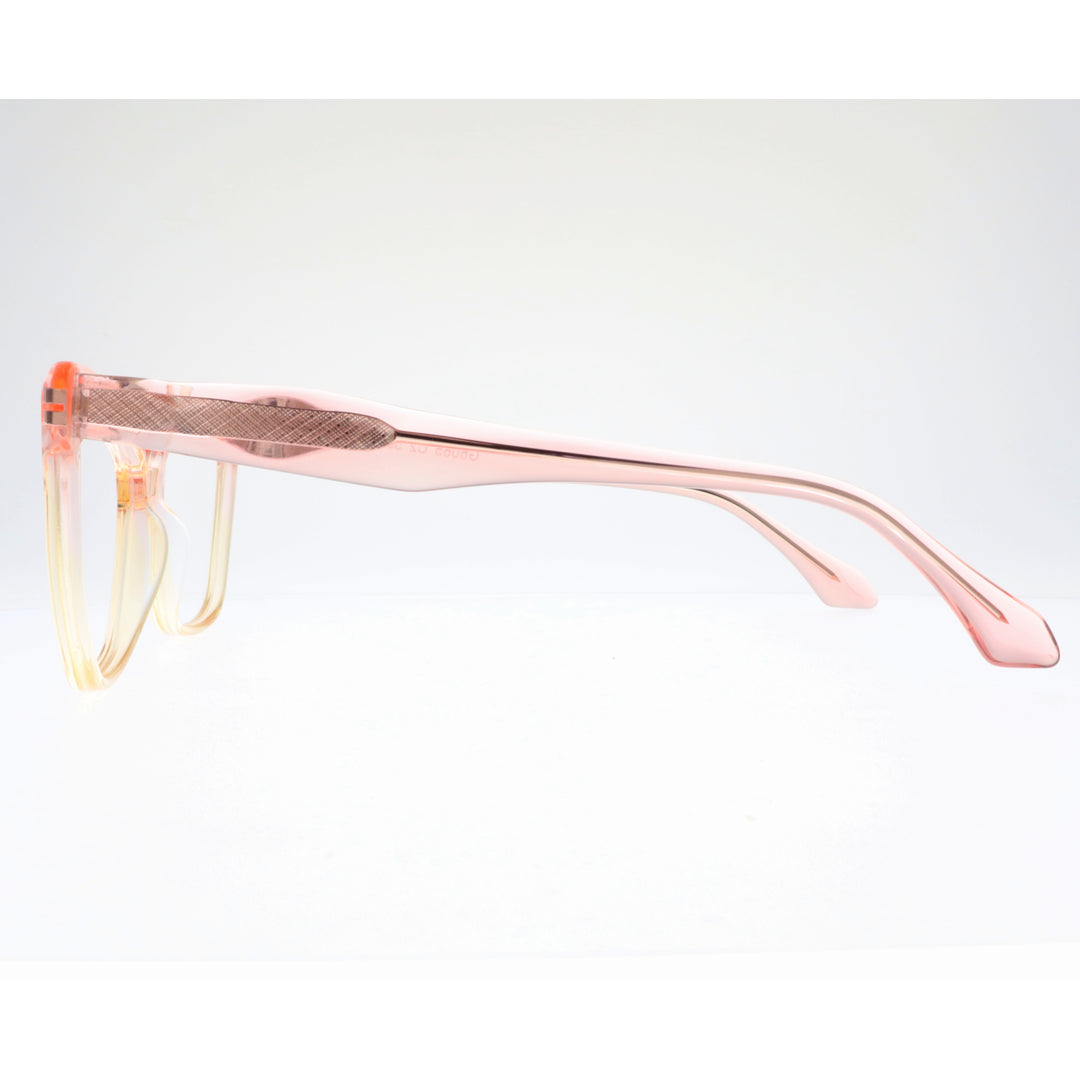 Joy Style For Women's Eyeglasses Cat Eye Size 55 6065c2 Light Pink Yellow