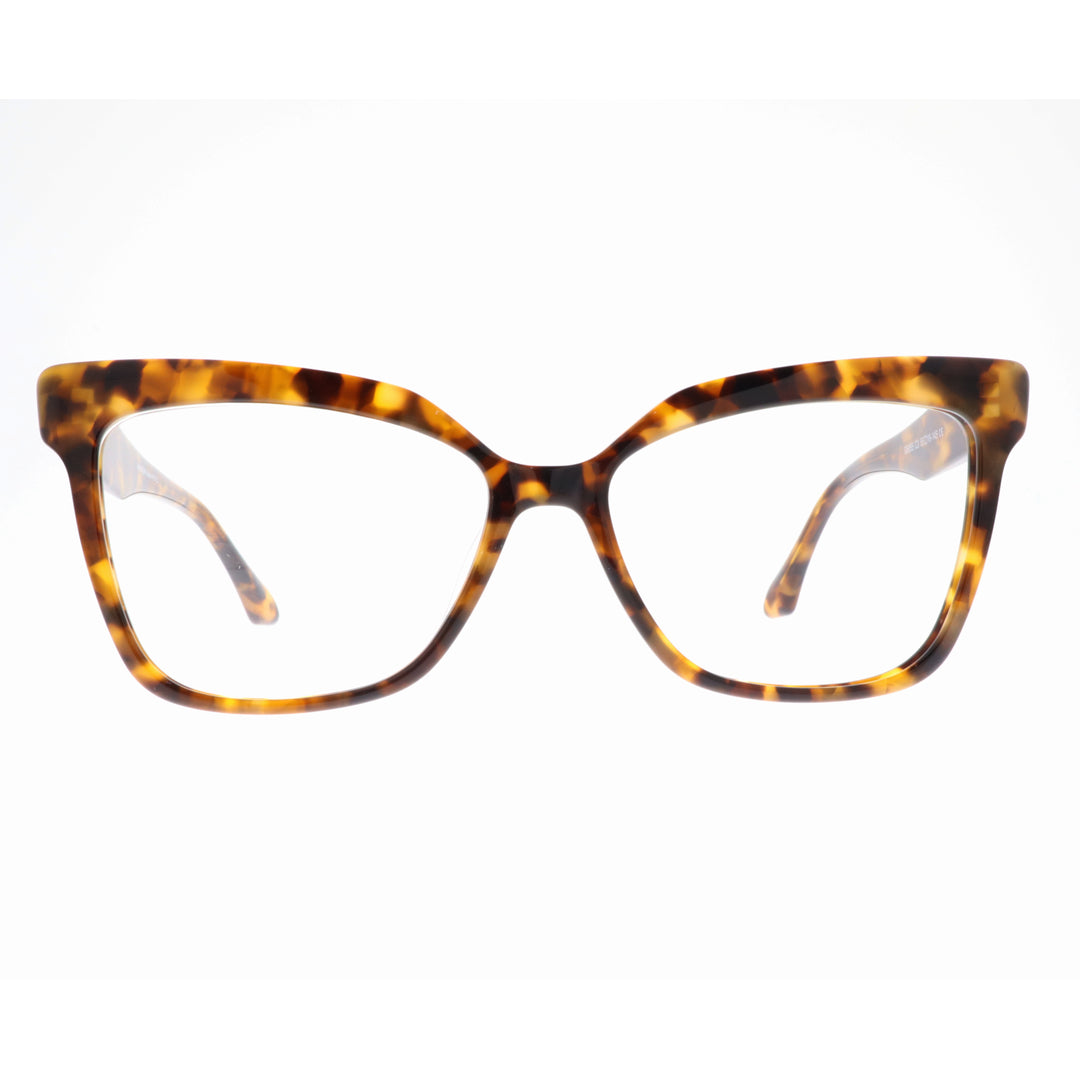 Joy Style For Women's Eyeglasses Cat Eye Size 55 6065c3 Tortoiseshell Brown