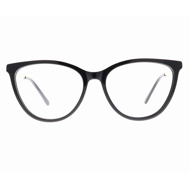 Joy Style For Women's Eyeglasses Cat Eye Size 55 9006c1 Black