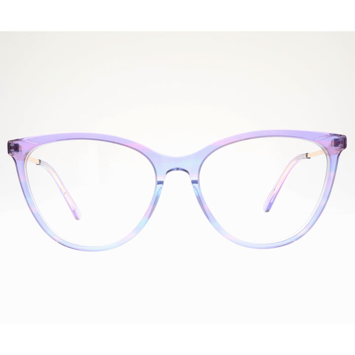 Joy Style For Women's Eyeglasses Cat Eye Size 55 9006c5 Violet