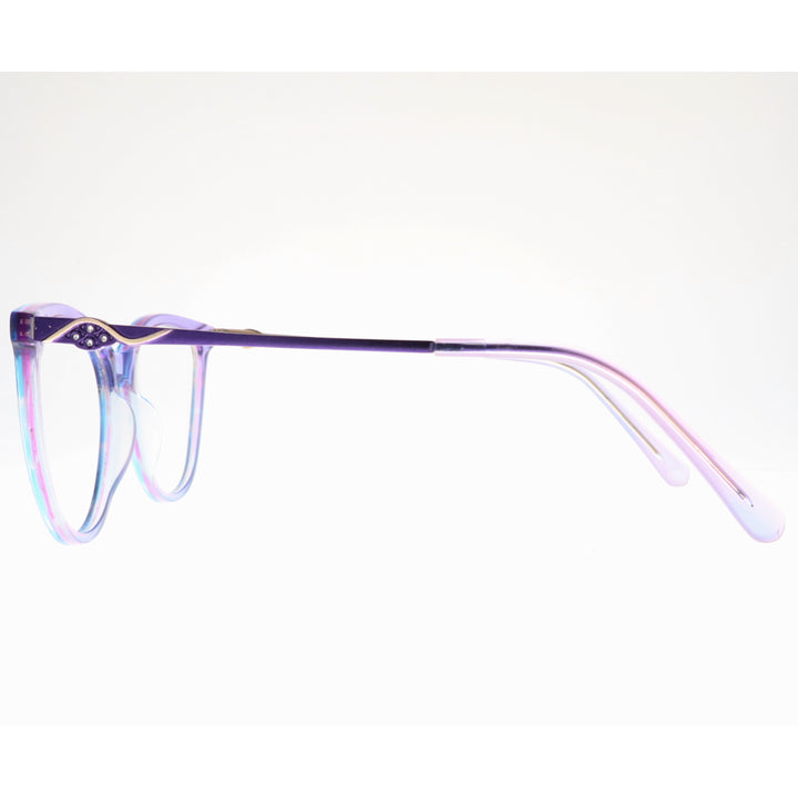 Joy Style For Women's Eyeglasses Cat Eye Size 55 9006c5 Violet