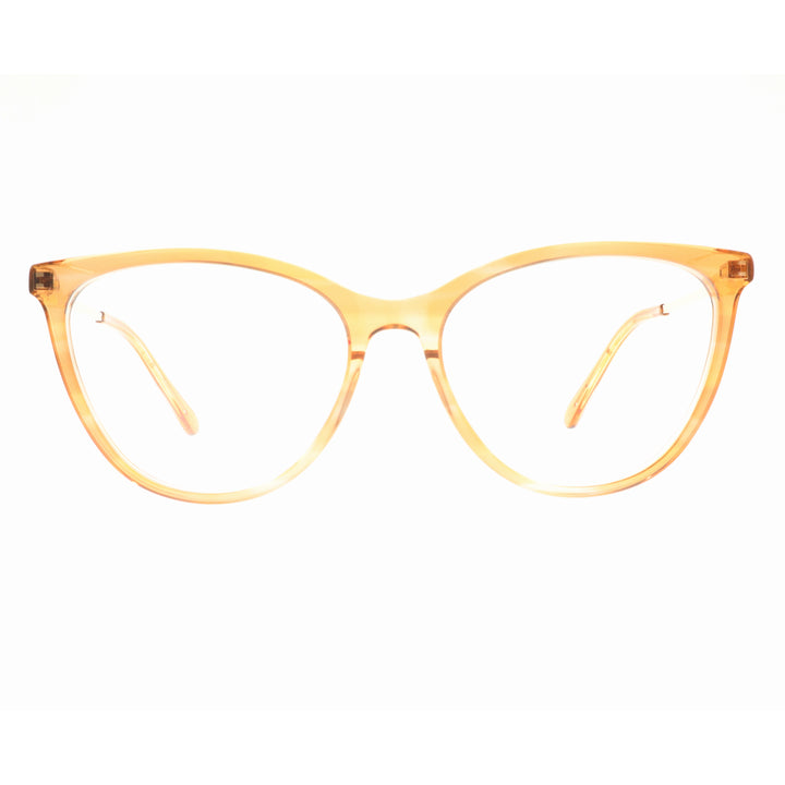 Joy Style For Women's Eyeglasses Cat Eye Size 55 9006c6 Light Brown
