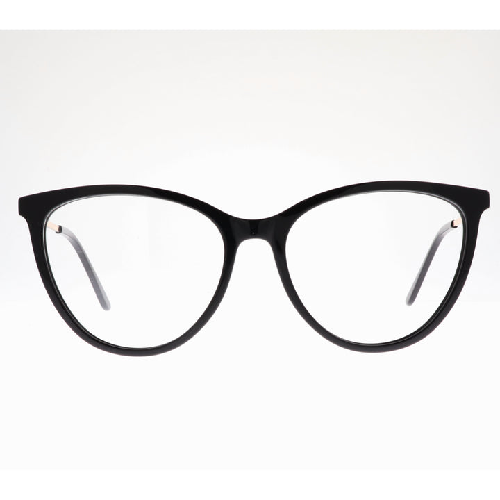 Joy Style نظارات نسائية عين القط مقاس 55 موديل Ch9003c1 لون أسود