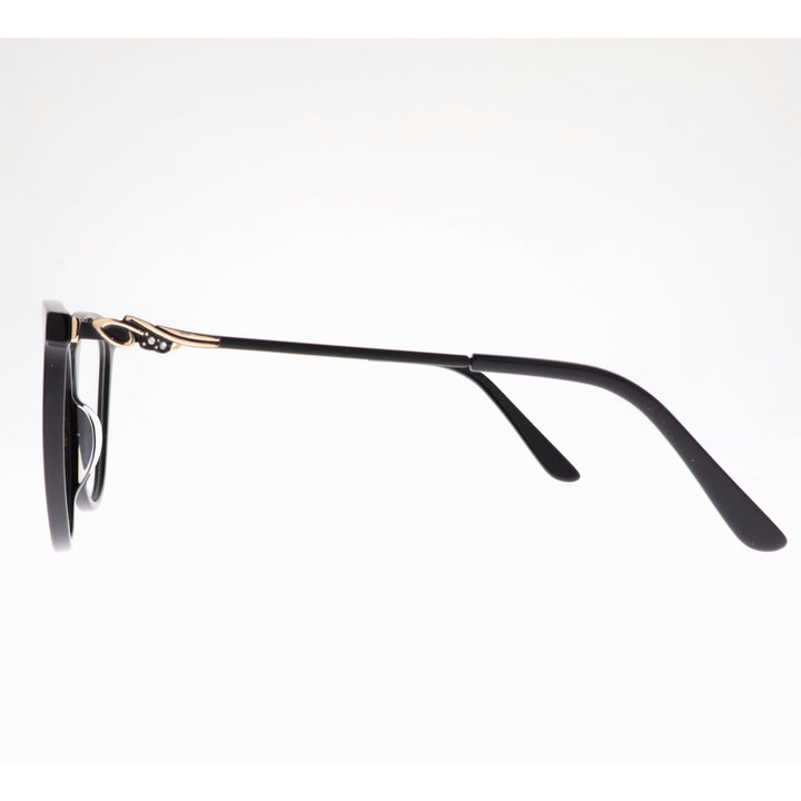 Joy Style نظارات نسائية عين القط مقاس 55 موديل Ch9003c1 لون أسود