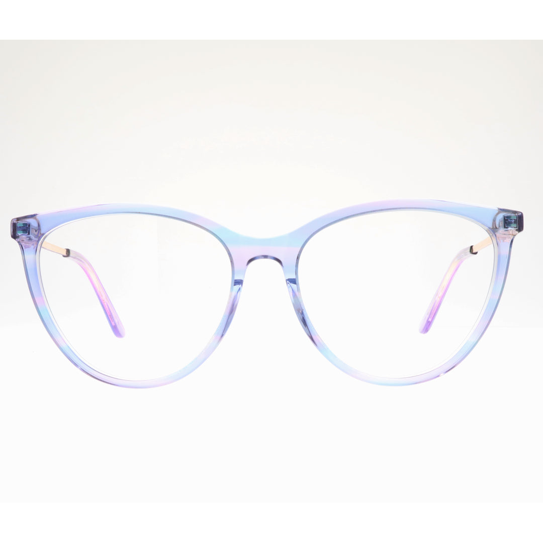 Joy Style For Women's Eyeglasses Cat Eye Size 55 Ch9003c5 Violet