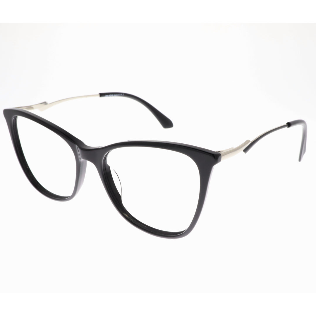 Joy Style For Women's Eyeglasses Cat Eye Size 55 Yc2107c1 Black