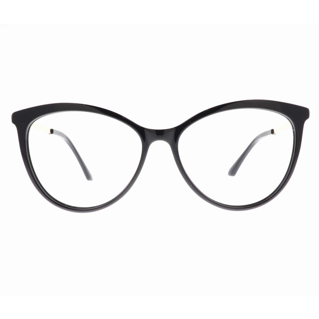 Joy Style For Women's Eyeglasses Cat Eye Size 56 2102c1 Black
