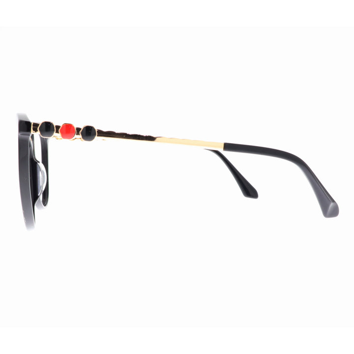 Joy Style For Women's Eyeglasses Cat Eye Size 56 2102c1 Black