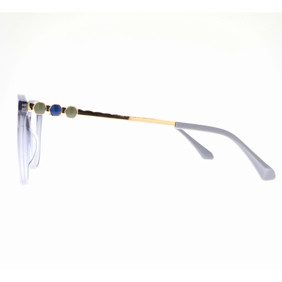 Joy Style For Women's Eyeglasses Cat Eye Size 56 2102c3 Light Blue