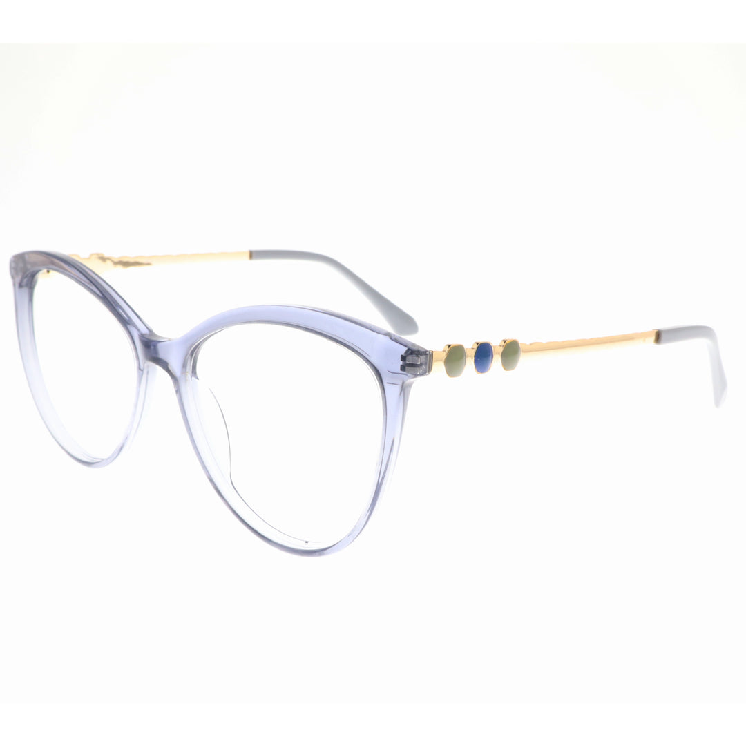 Joy Style For Women's Eyeglasses Cat Eye Size 56 2102c3 Light Blue