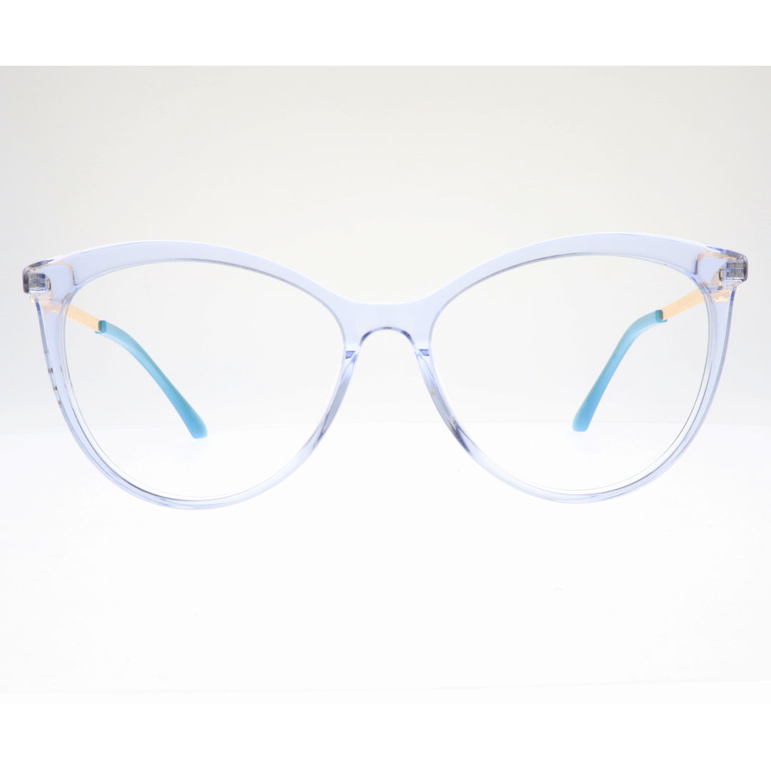 Joy Style For Women's Eyeglasses Cat Eye Size 56 2102c5 Light Blue