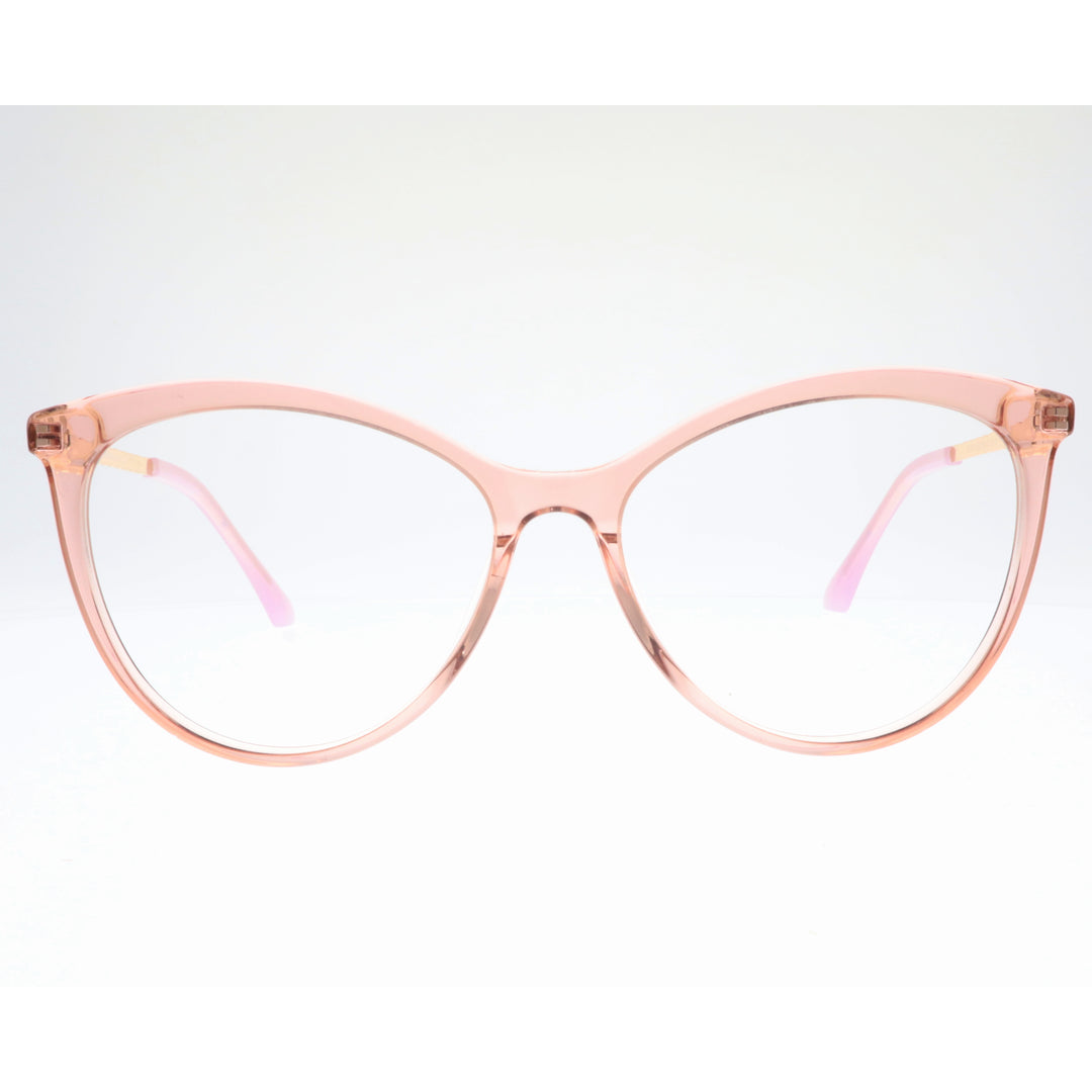 Joy Style For Women's Eyeglasses Cat Eye Size 56 2102c6 Peach Pink