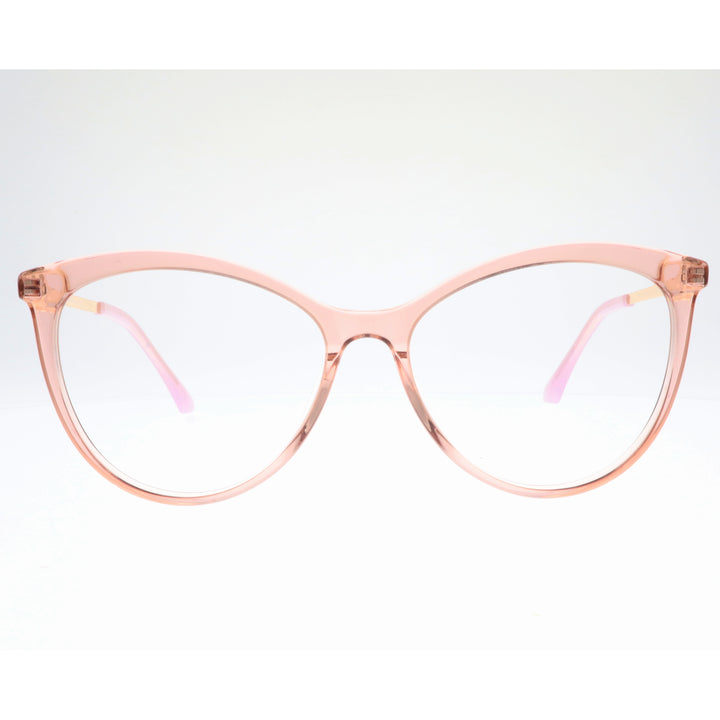 Joy Style For Women's Eyeglasses Cat Eye Size 56 2102c6 Peach Pink
