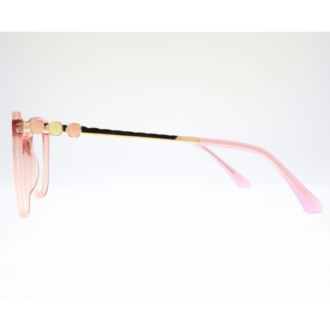 Joy Style For Women's Eyeglasses Cat Eye Size 56 2102c6 Peach Pink
