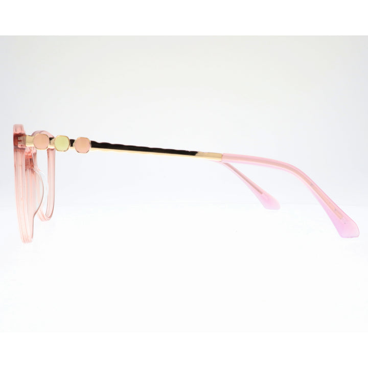 Joy Style For Women's Eyeglasses Cat Eye Size 56 2102c6 Peach Pink