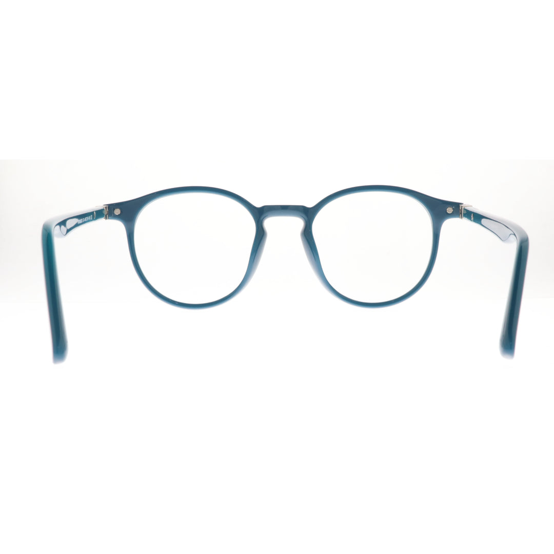 Joy Style For Women's Eyeglasses Round Shape Size 48 8002c4 Teal Blue