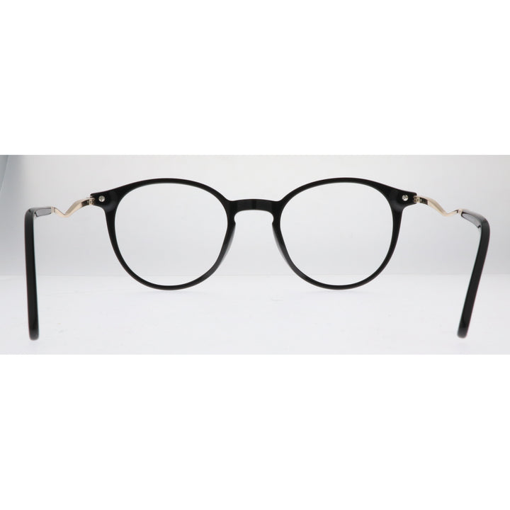Joy Style For Women's Eyeglasses Round Shape Size 49 7906c1 Black