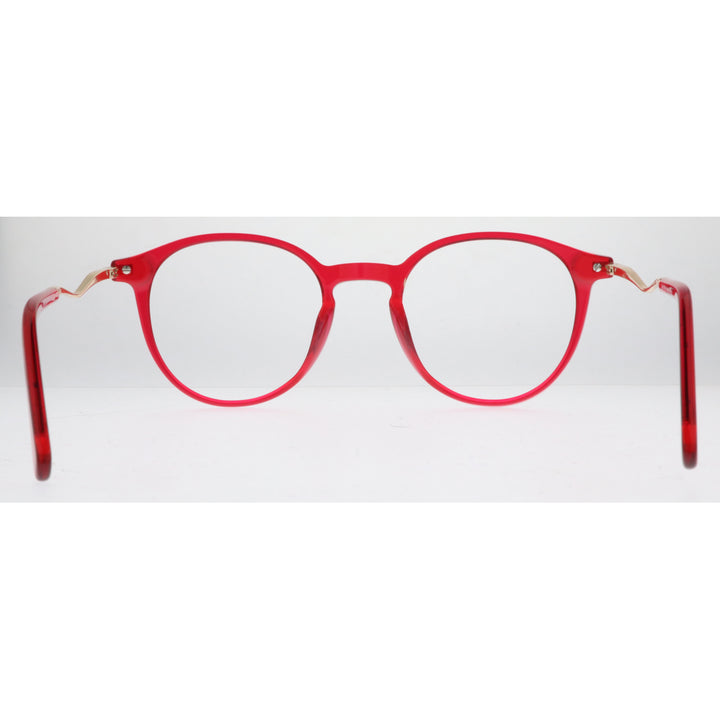 Joy Style For Women's Eyeglasses Round Shape Size 49 7906c4 Red