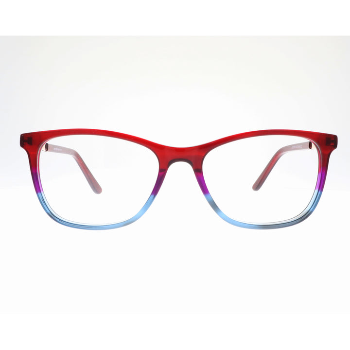 Joy Style For Women's Eyeglasses Square Size 51 35102c2 Red Blue