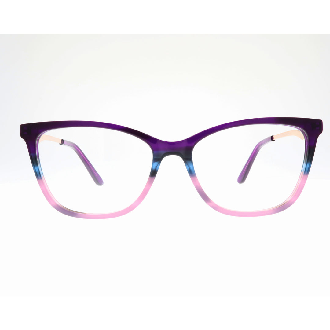 Joy Style For Women's Eyeglasses Square Size 51 35108c2 Purple Pink Gradient