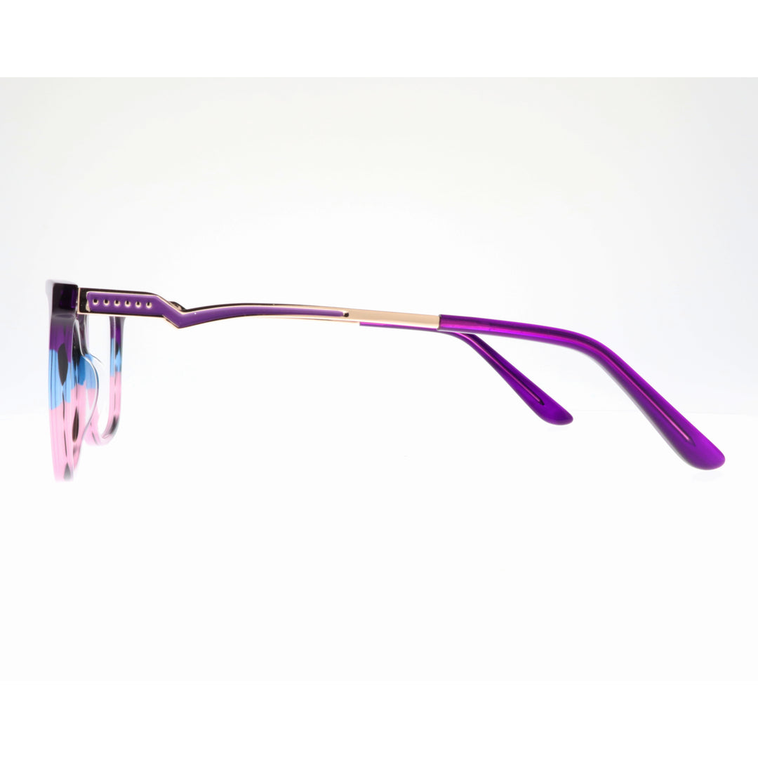 Joy Style For Women's Eyeglasses Square Size 51 35108c2 Purple Pink Gradient