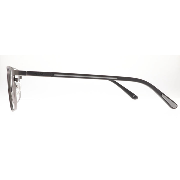 Joy Style Men’s Metal Eyeglasses Square Shape, Size 54 6401c2 Gunmetal