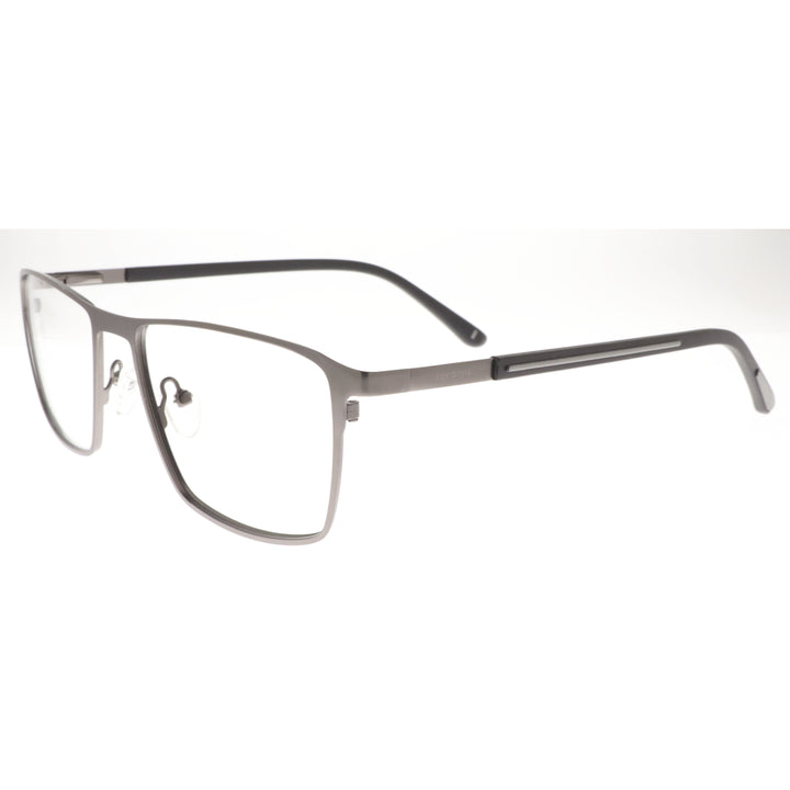 Joy Style Men’s Metal Eyeglasses Square Shape, Size 54 6401c2 Gunmetal