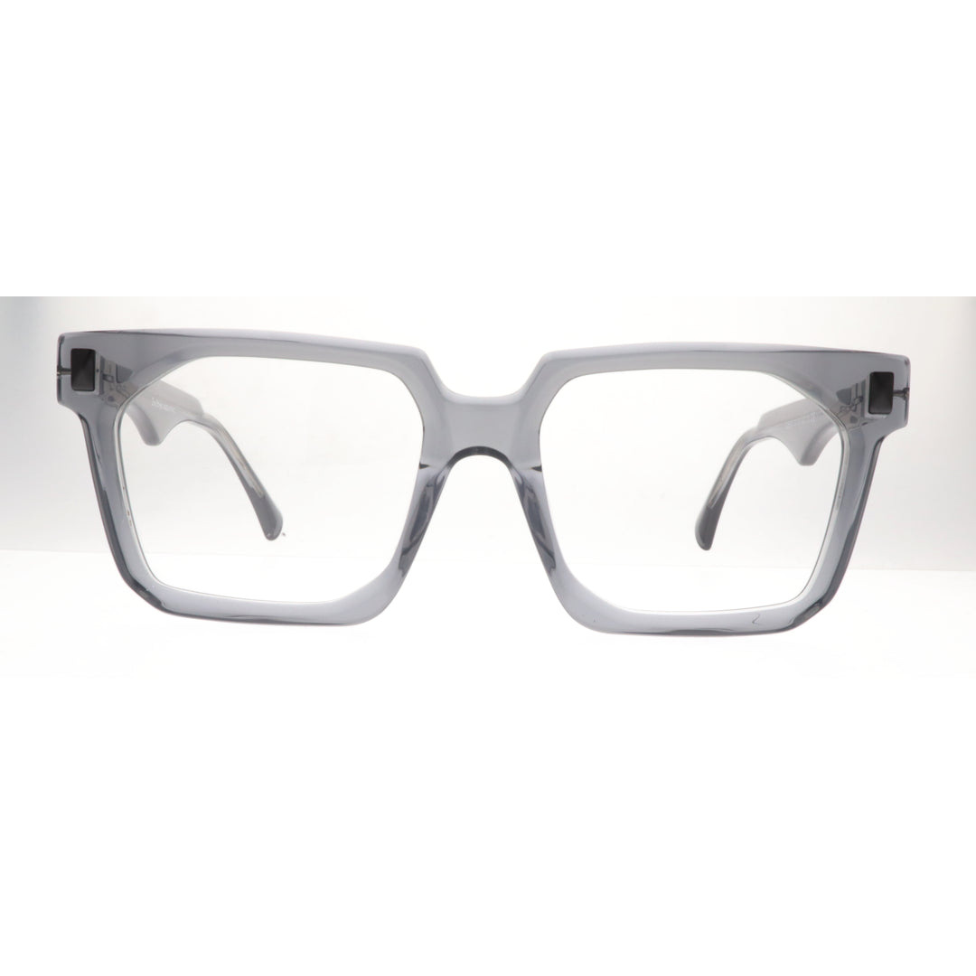 Joy Style Unisex Eyeglasses Square Shape Size 54 5868c3 Grey
