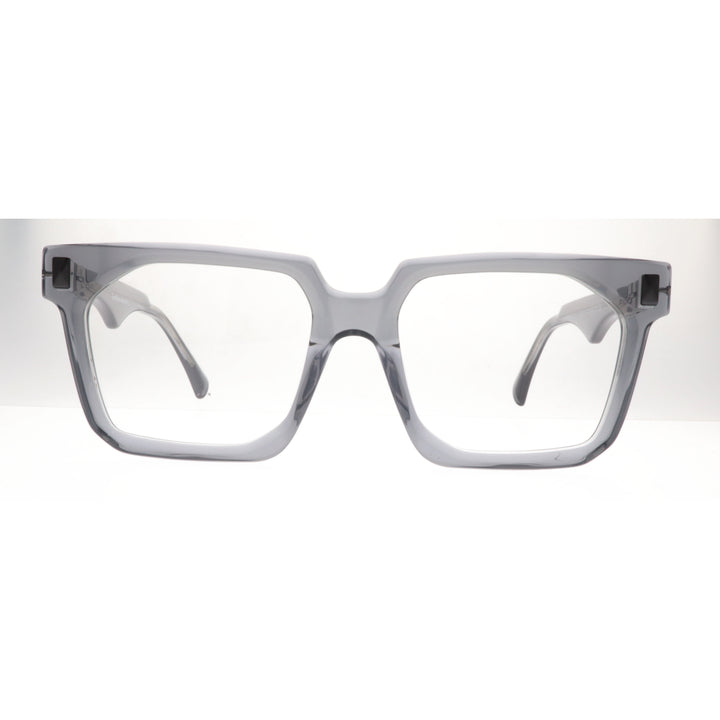 Joy Style Unisex Eyeglasses Square Shape Size 54 5868c3 Grey
