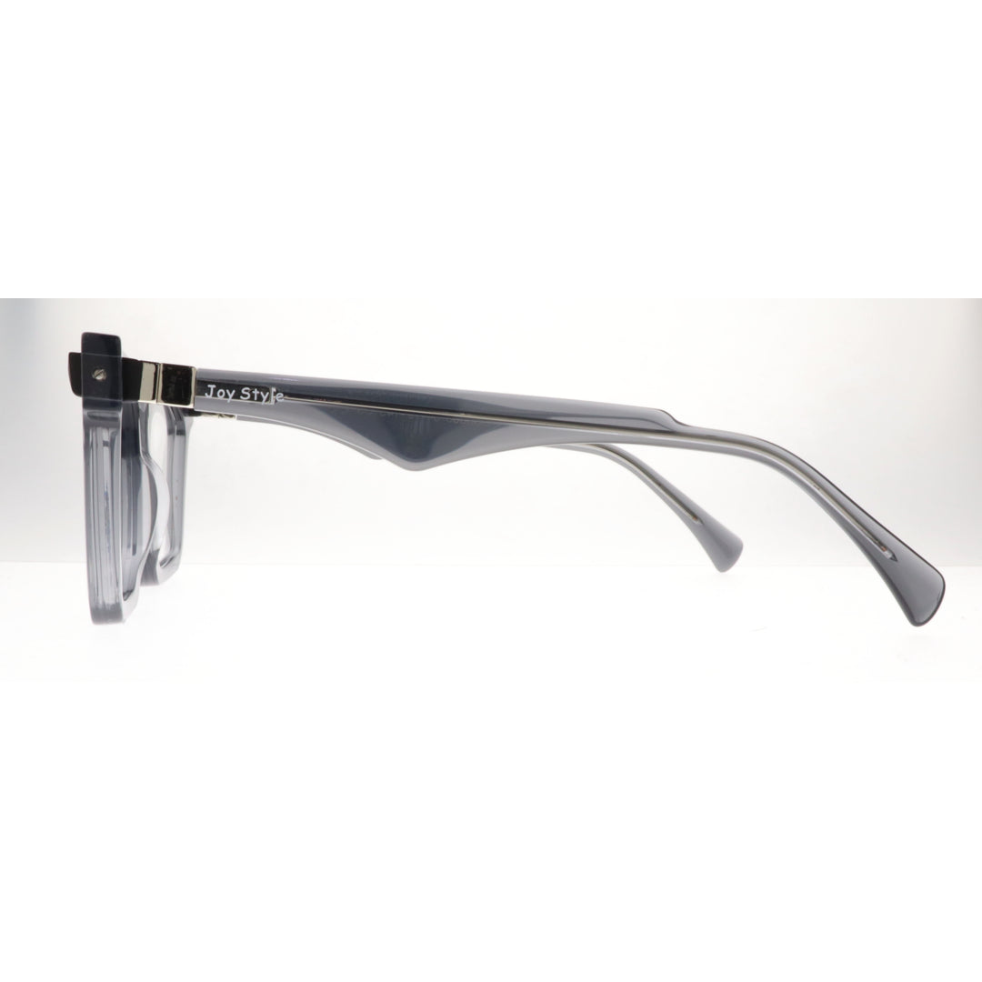 Joy Style Unisex Eyeglasses Square Shape Size 54 5868c3 Grey