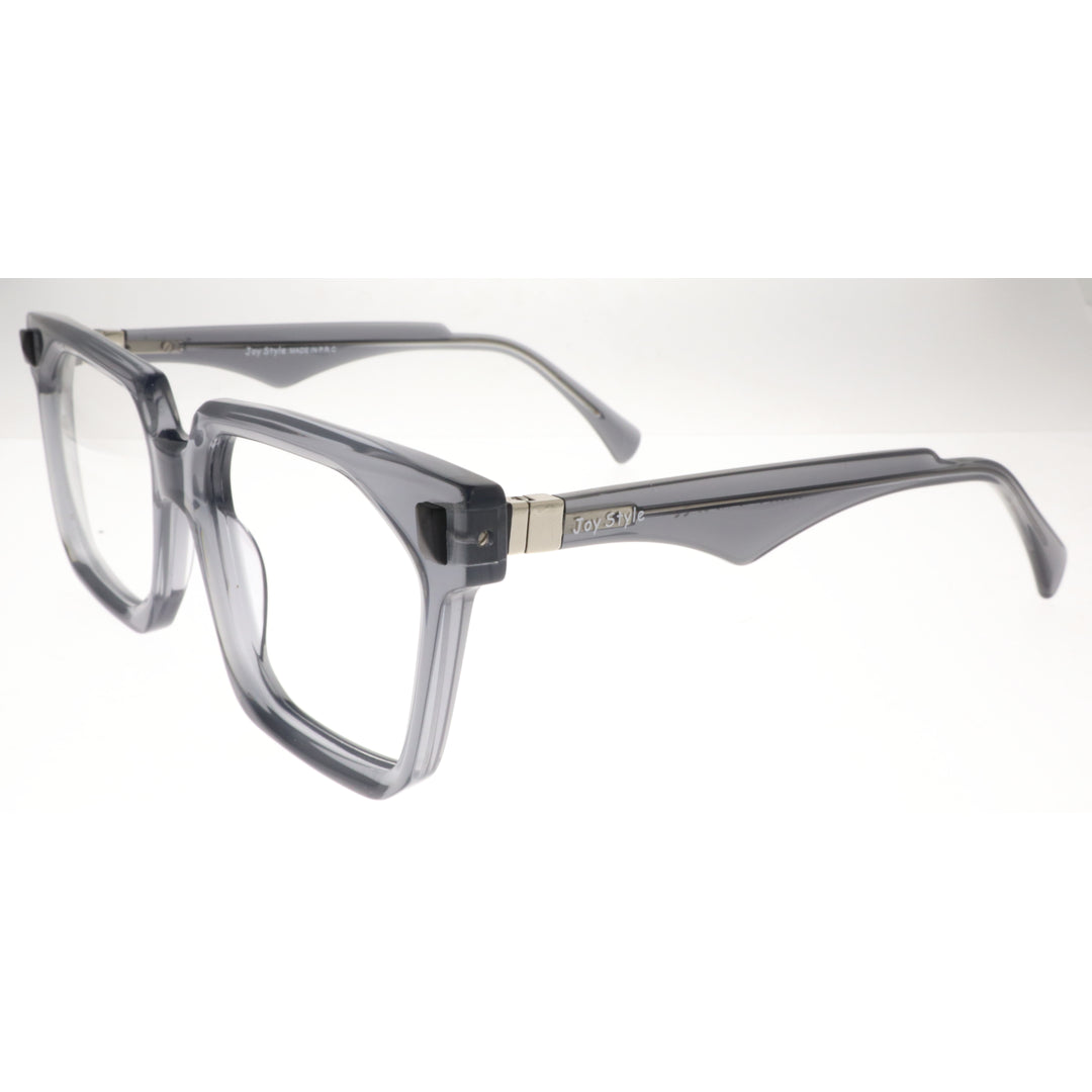 Joy Style Unisex Eyeglasses Square Shape Size 54 5868c3 Grey