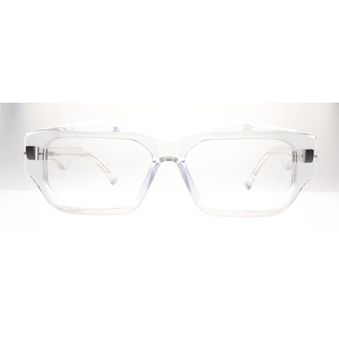 Joy Style Unisex Eyeglasses Square Shape Size 54 5870c4 Clear