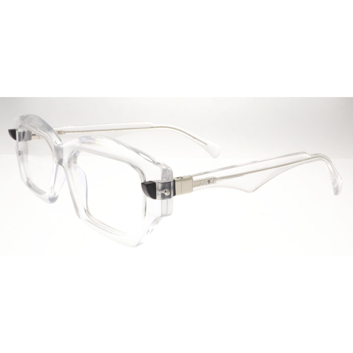 Joy Style Unisex Eyeglasses Square Shape Size 54 5870c4 Clear