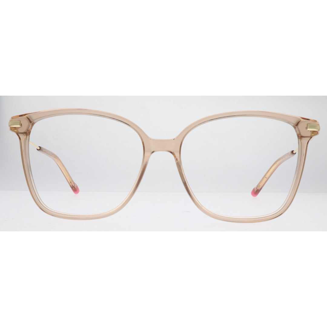 Joy Style Women's Eyeglasses Square Shape Size 54 7917c3 Light Brown