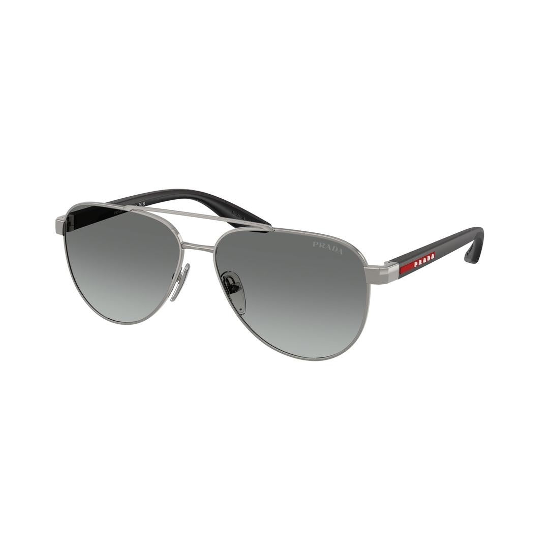 Prada Linea Rossa A52S Sunglasses 5AV3M1 - Grey - Grey Gradient Men Pilot
