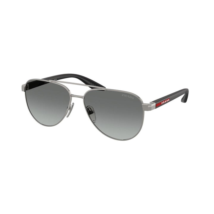 Prada Linea Rossa A52S Sunglasses 5AV3M1 - Grey - Grey Gradient Men Pilot
