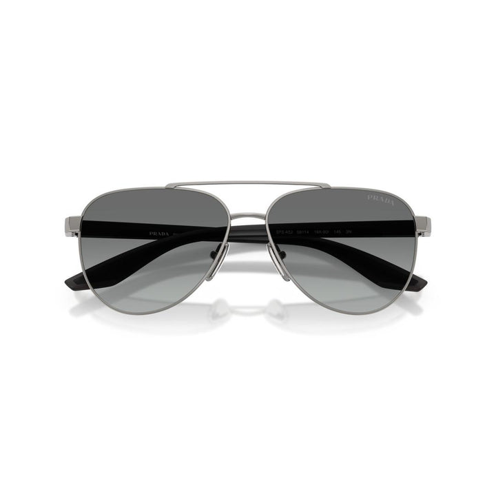 Prada Linea Rossa A52S Sunglasses 5AV3M1 - Grey - Grey Gradient Men Pilot