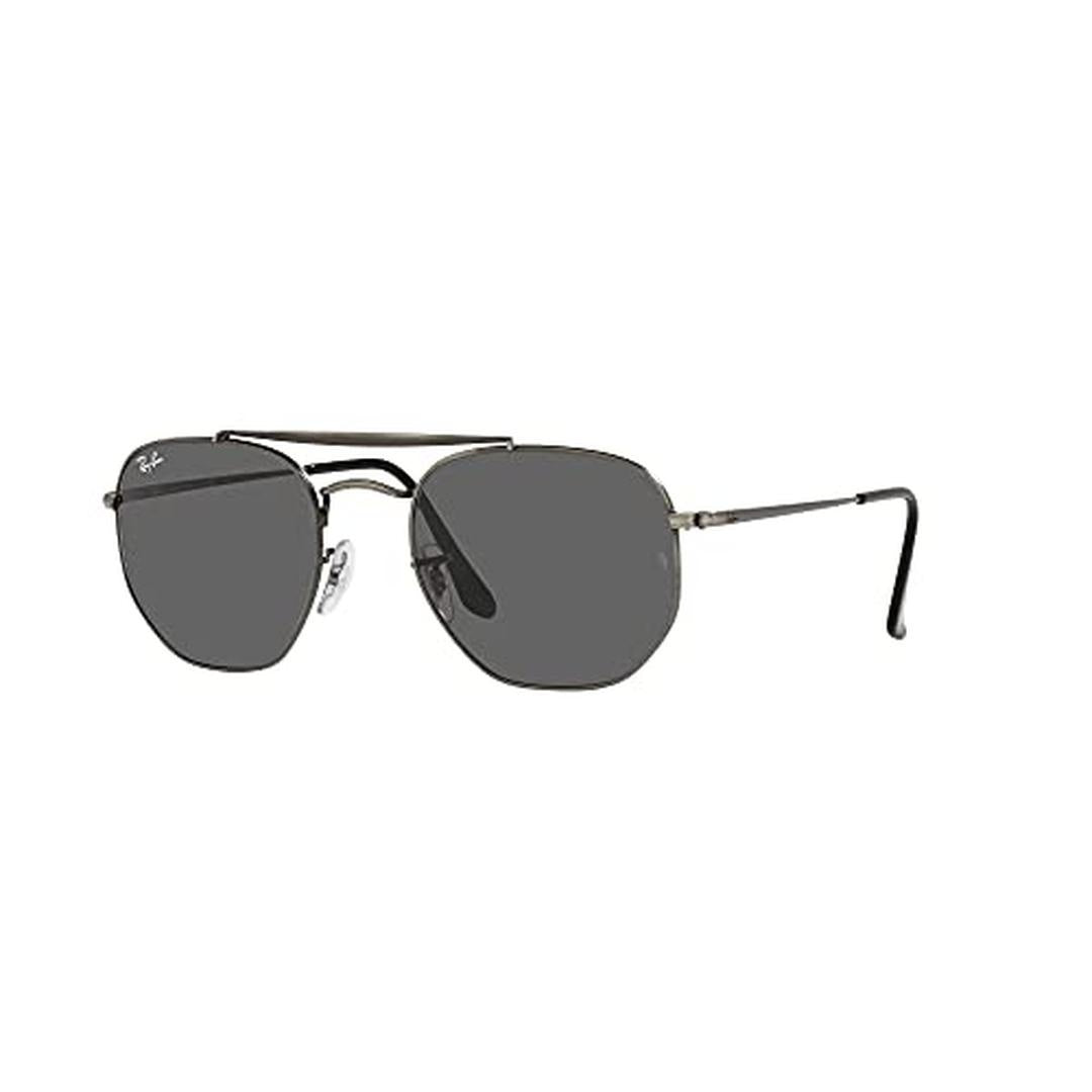 Ray-Ban the Marshal RB 3648 9229B1 L، نظارة شمسية AVIATOR، للجنسين، متوفرة بعدسات طبية