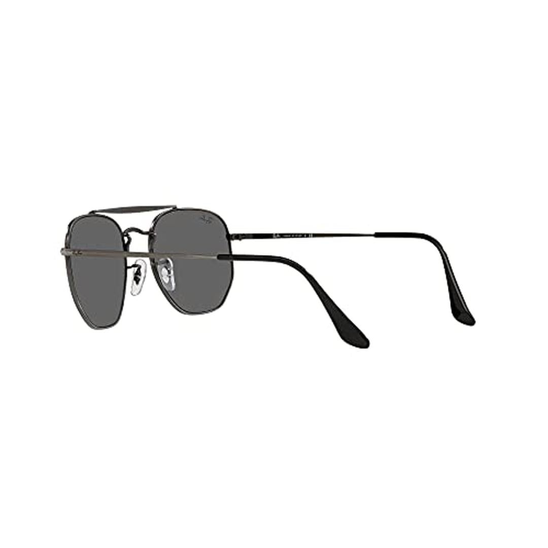 Ray-Ban the Marshal RB 3648 9229B1 L، نظارة شمسية AVIATOR، للجنسين، متوفرة بعدسات طبية