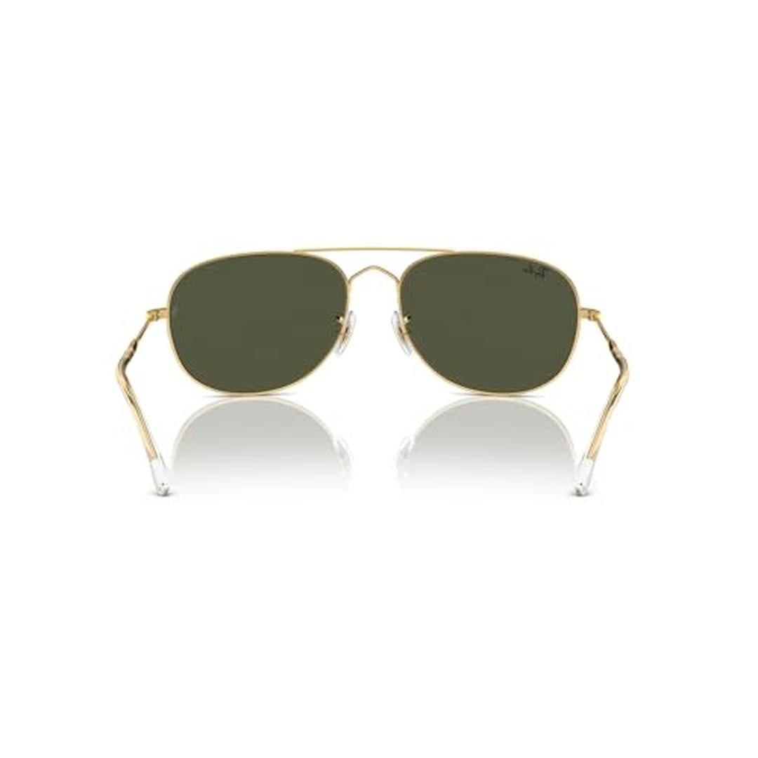 Ray-Ban Bain Bridge 3735 Sunglasses 001/31 - Gold - Green Unisex Pilot