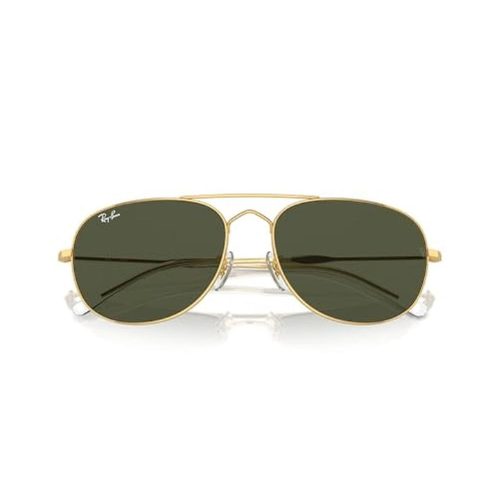 Ray-Ban Bain Bridge 3735 Sunglasses 001/31 - Gold - Green Unisex Pilot