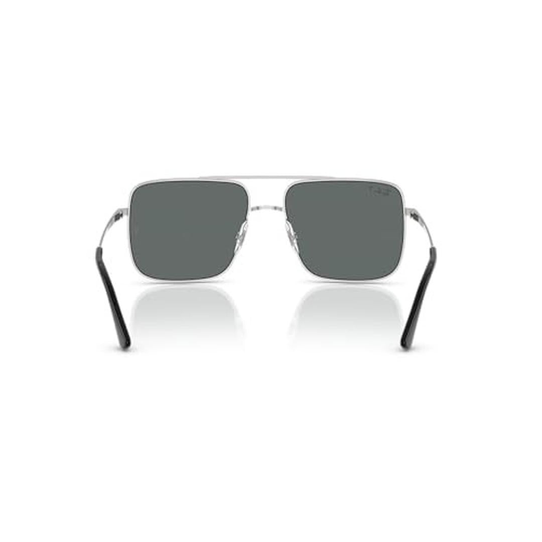 Ray-Ban Ari 3758 Sunglasses 003/81 - Silver - Dark Grey Polar Unisex Square