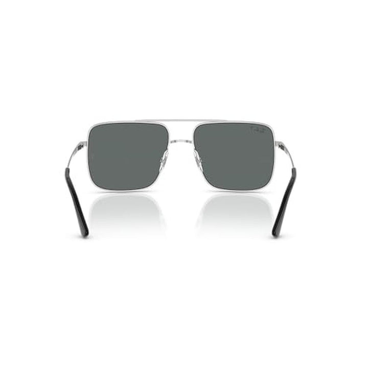 Ray-Ban Ari 3758 Sunglasses 003/81 - Silver - Dark Grey Polar Unisex Square
